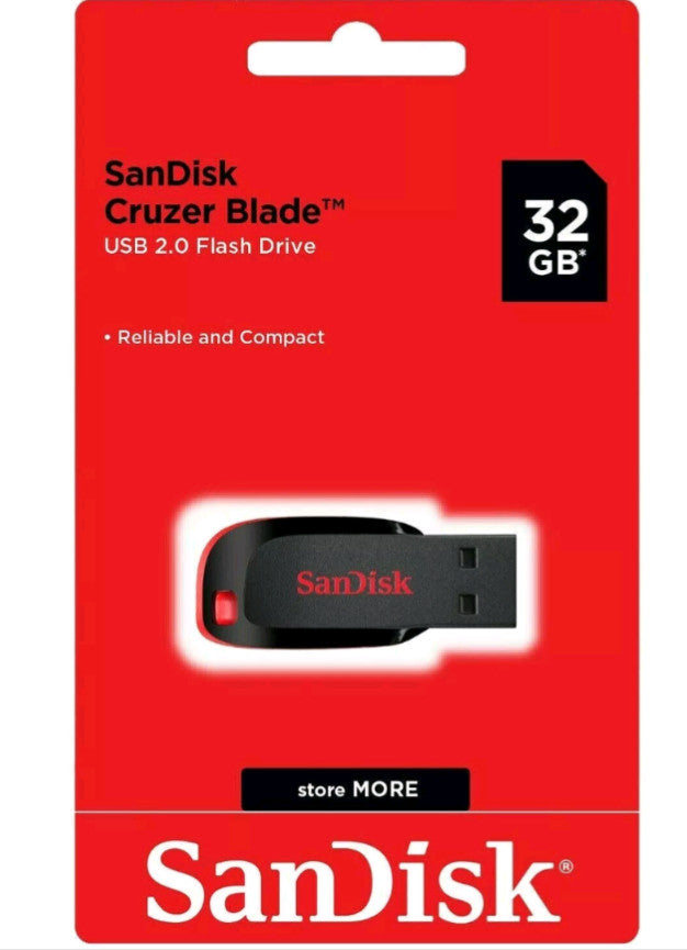 USB Flash Drive SanDisk 32GB 64GB 128GB 16GB Memory Stick Pen USB Cruzer CZ50 – Compatible with SanDisk