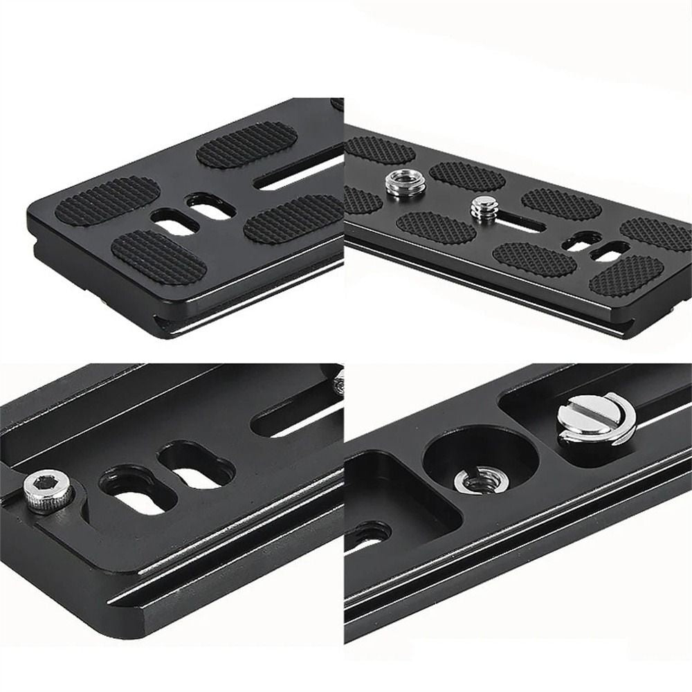 Universal Aluminum Alloy Quick Release Plate Tripod Mount Adapter with 1/4 Screw