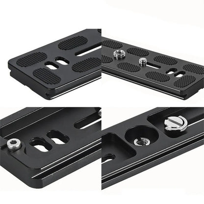Universal Aluminum Alloy Quick Release Plate Tripod Mount Adapter with 1/4 Screw