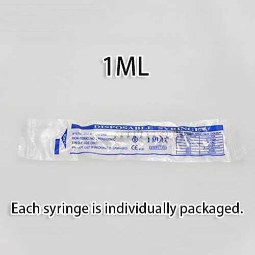 10-100PCS Disposable Plastic Syringes 1ml 5ml 10ml 20ml Measuring Tube Funnel