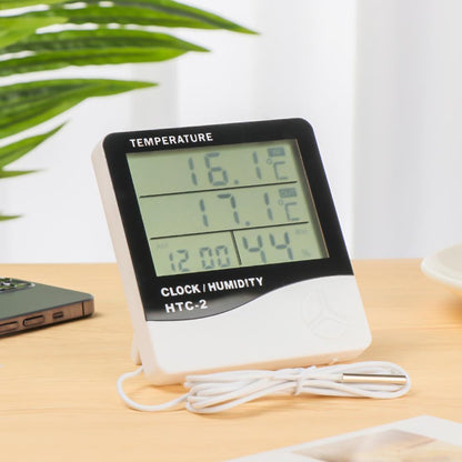 LCD Digital Temperature Humidity Meter Indoor Outdoor Thermometer Hygrometer