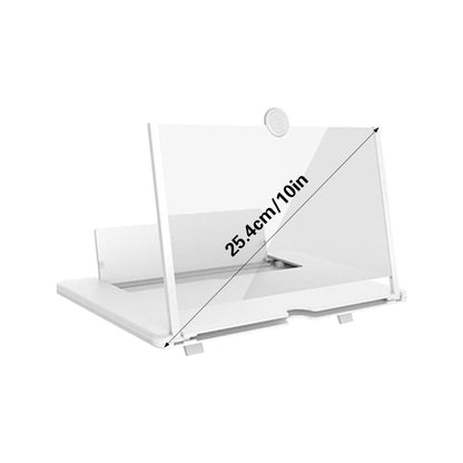 10Inch Folding Amplifier Stand Screen Magnifier 3D Adjustable Mobile Phone HD