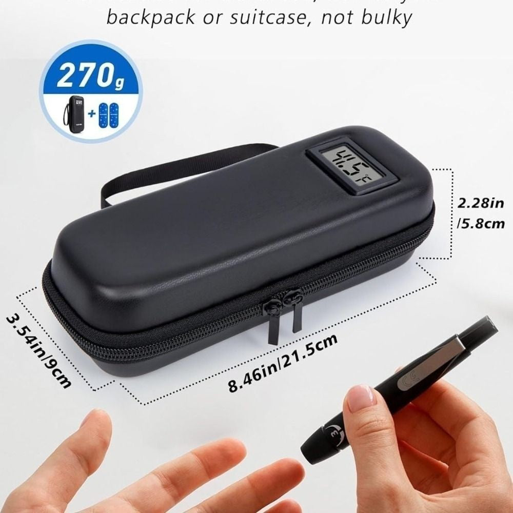 Insulin Cooler Travel Case Temperature Display Refrigerated Medicine Cooling Bag