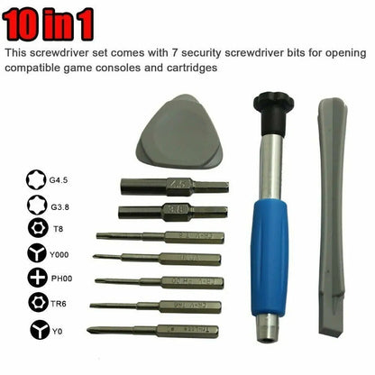 Repair Tool Kit Screwdriver Compatible with Nintendo NES SNES N64 Sega Set Game Boy Consoles