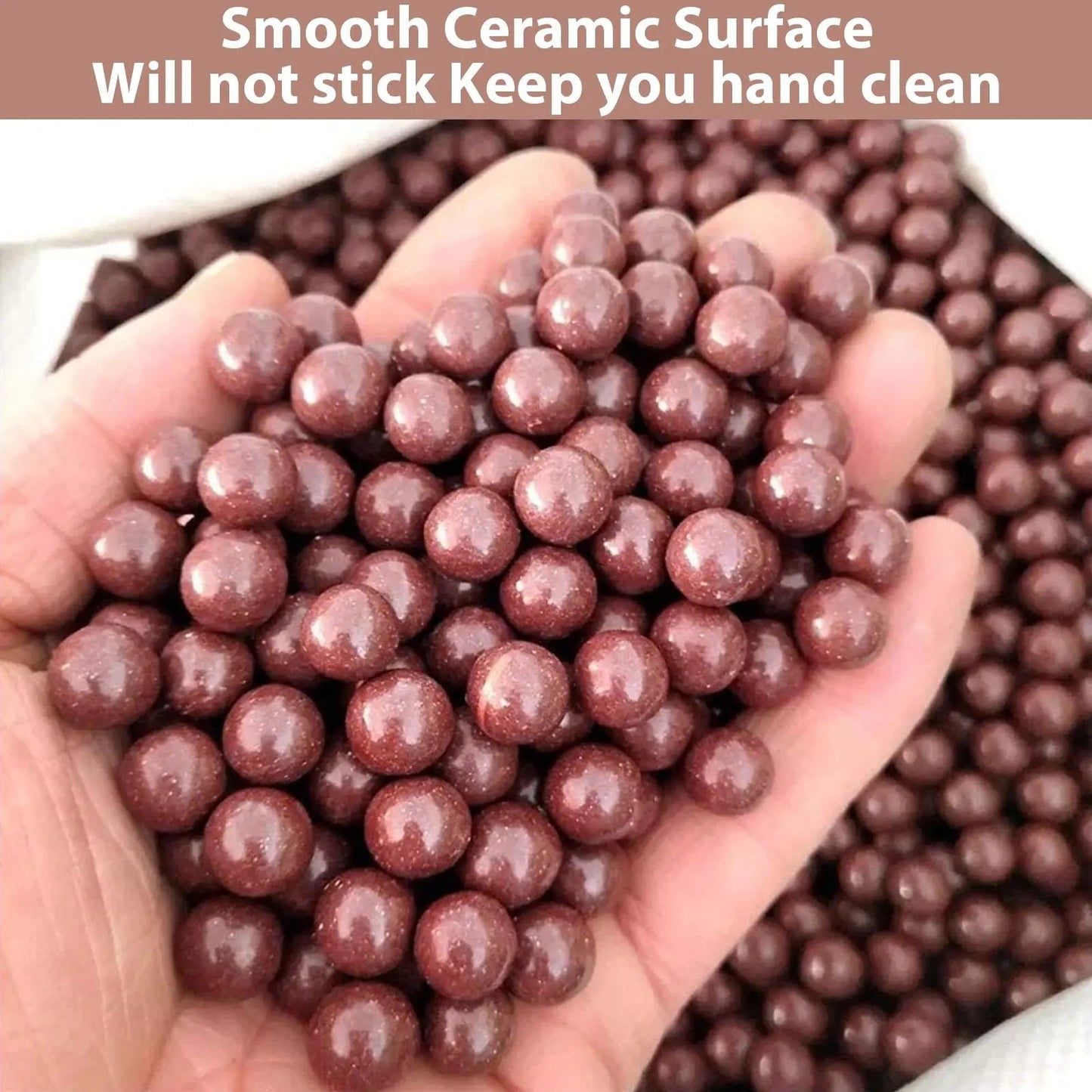 100/400/500 Clay Slingshot Ammo 8-9mm Biodegradable Hunting Balls