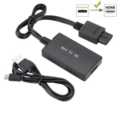 N64 to HDMI Converter Adapter HD Cable Compatible with Nintendo 64 Gamecube Super NES SNES