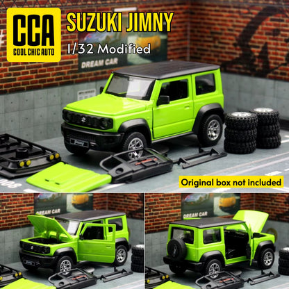 1:32 Suzuki Jimny Model Car Diecast Toy Cars Take Apart Toys Kids Gifts Green – Compatible with Suzuki