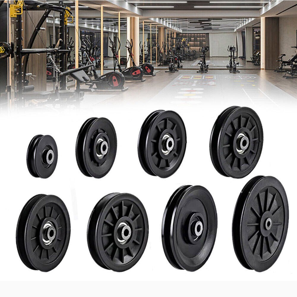 Fitness Equipment Parts Pulley Wheel Cable Machine Part Nylon Bearing