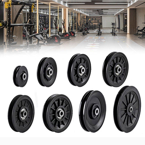 Fitness Equipment Parts Pulley Wheel Cable Machine Part Nylon Bearing