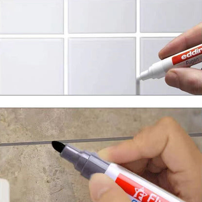 Tile Grout Marker Pen Waterproof Mould Repair Paint Bathroom Floor Gap Restorer