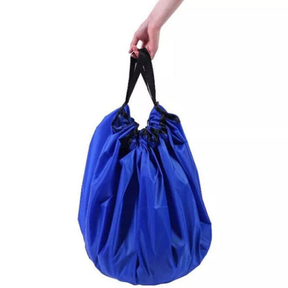 150cm Kids Play Mat Bag Portable Toy Storage Organizer Lego Toys Drawstring Bag – Compatible with Lego
