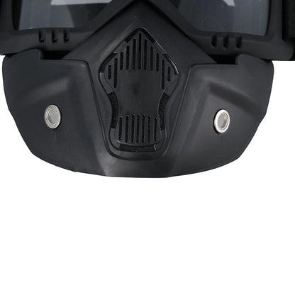 Safety Face Shield Mask Goggles Kits Anti Dust Mouth Filter Work Eye Protection