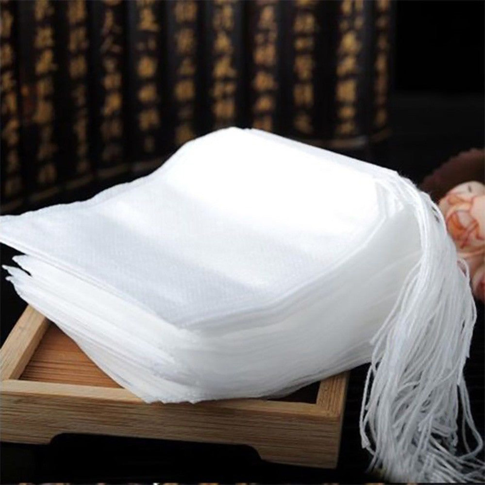100pcs Non-woven Cloth Heat Sealing Filter Paper Loose Disposable Empty Tea Bag