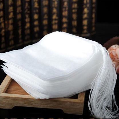 100pcs Non-woven Cloth Heat Sealing Filter Paper Loose Disposable Empty Tea Bag