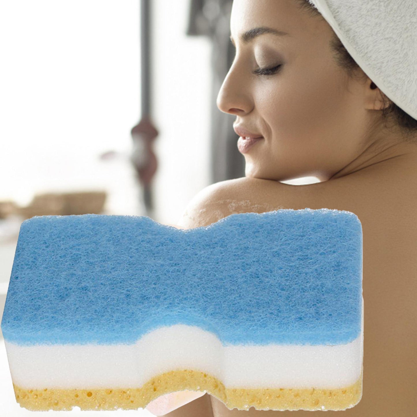 NEW Bath Sponge Soft Shower Wash Sponges Body Scrubbers Exfoliating Body Sponge
