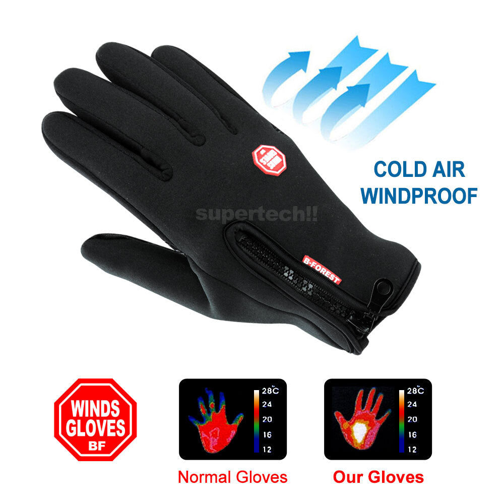 2026 Winter Gloves Waterproof Touch Screen Gloves Cycling Gloves Windproof Warm