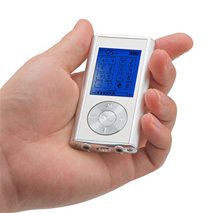 Dual Channel TENS Machine Unit Body Pain Relief Massager Device +8 Pads Physio