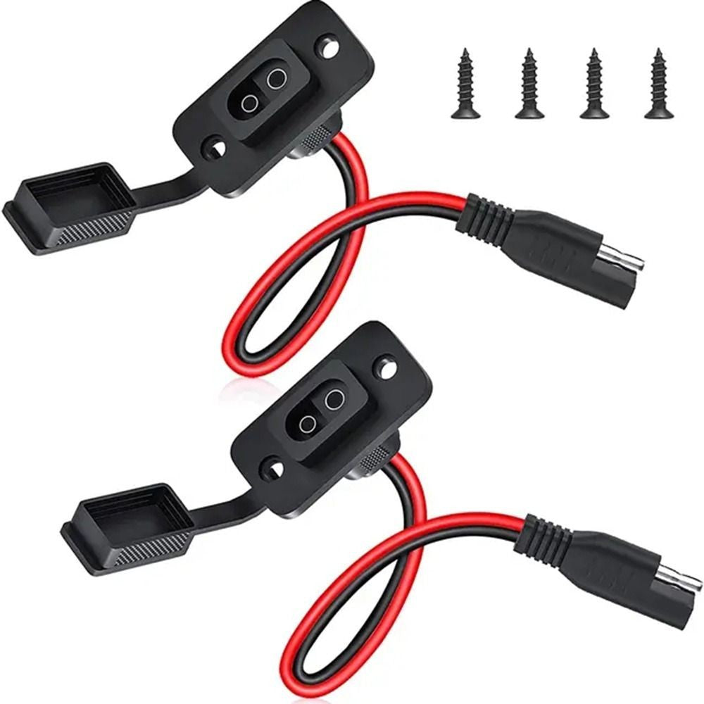 SAE SAE Quick Connect 12AWG Solar Panel Mount Flush-Mountable Connector