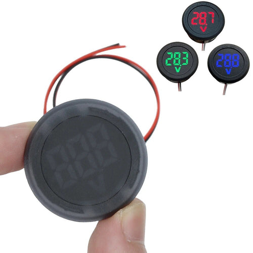 DC 4-100V Panel Voltage Meter LED Display Volt Detector Durable Car Voltmeter
