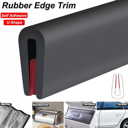 Rubber Car Door Guard Seal U-Shape Edge Trim Strip New Edge Protector