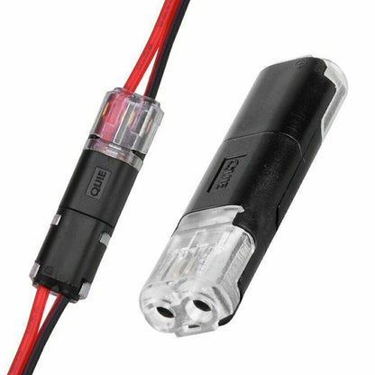 1-50PCS 12V Wire Cable Snap In Connector Terminal Connections Joiners Auto Plug