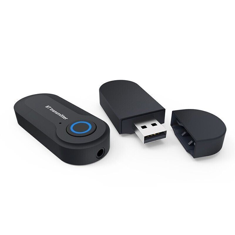Wireless Bluetooth 5.0 Transmitter Stereo Audio Adapter Sender for TV PC Speaker