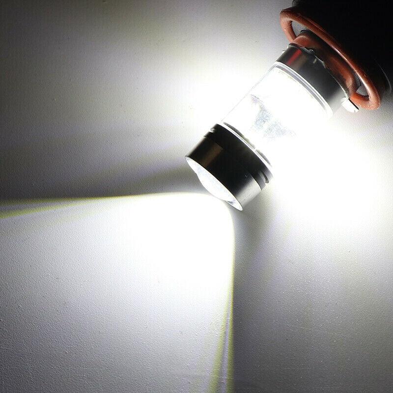 2 X H8 H9 H11 LED GLOBES COOL WHITE 6000k LED FOG LIGHT GLOBES 2PCS