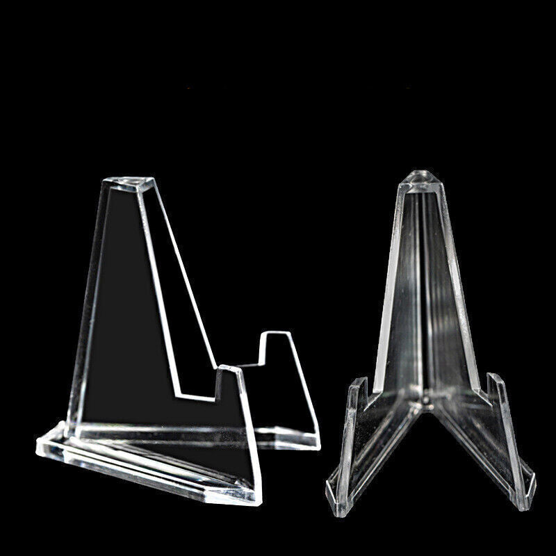 20PCS Acrylic Clear Stand for Trading Card PSA Pokemon Card Holders Small Stand