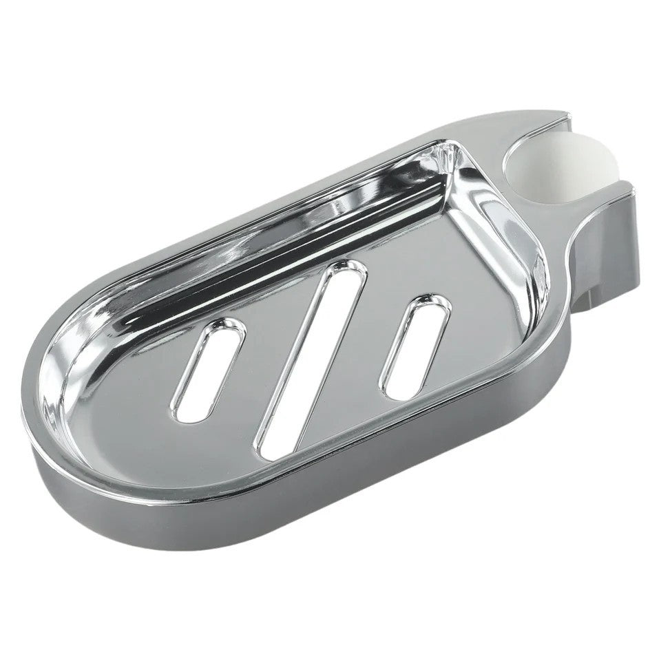 1-3X Adjustable Rail Slide Bathroom Bath Shower Soap Dishes Holder For 25mm Hole