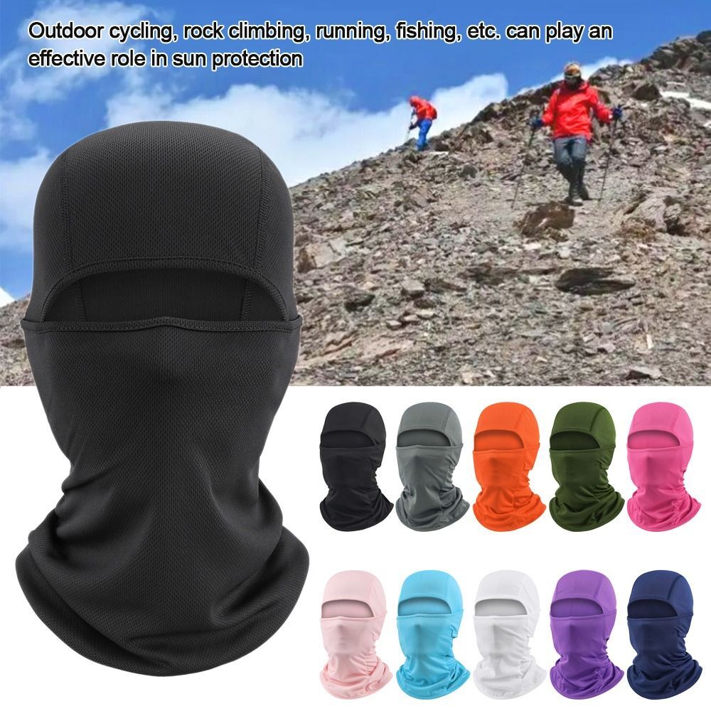Cycling Helmet Cycling Balaclava Full Face Cap Face Cover Cooling Neck