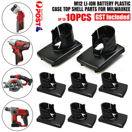 1/5/10x M12 Li-ion Battery Plastic Case Box Holder Top Shell Tool Compatible with Milwaukee