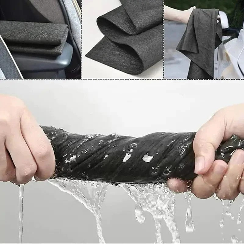 5SizeThickened Magic Cleaning Cloth Streak Free Reusable Microfiber Cleaning Rag