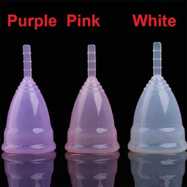 Menstrual Cup Medical Grade Soft Silicone Moon Lady Period Hygiene Reusabl Cups