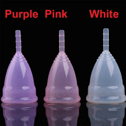 Menstrual Cup Medical Grade Soft Silicone Moon Lady Period Hygiene Reusabl Cups