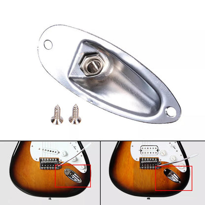 Guitar Boat Output Input Jack Plate Socket Screws For Fender Stratocaster Strat