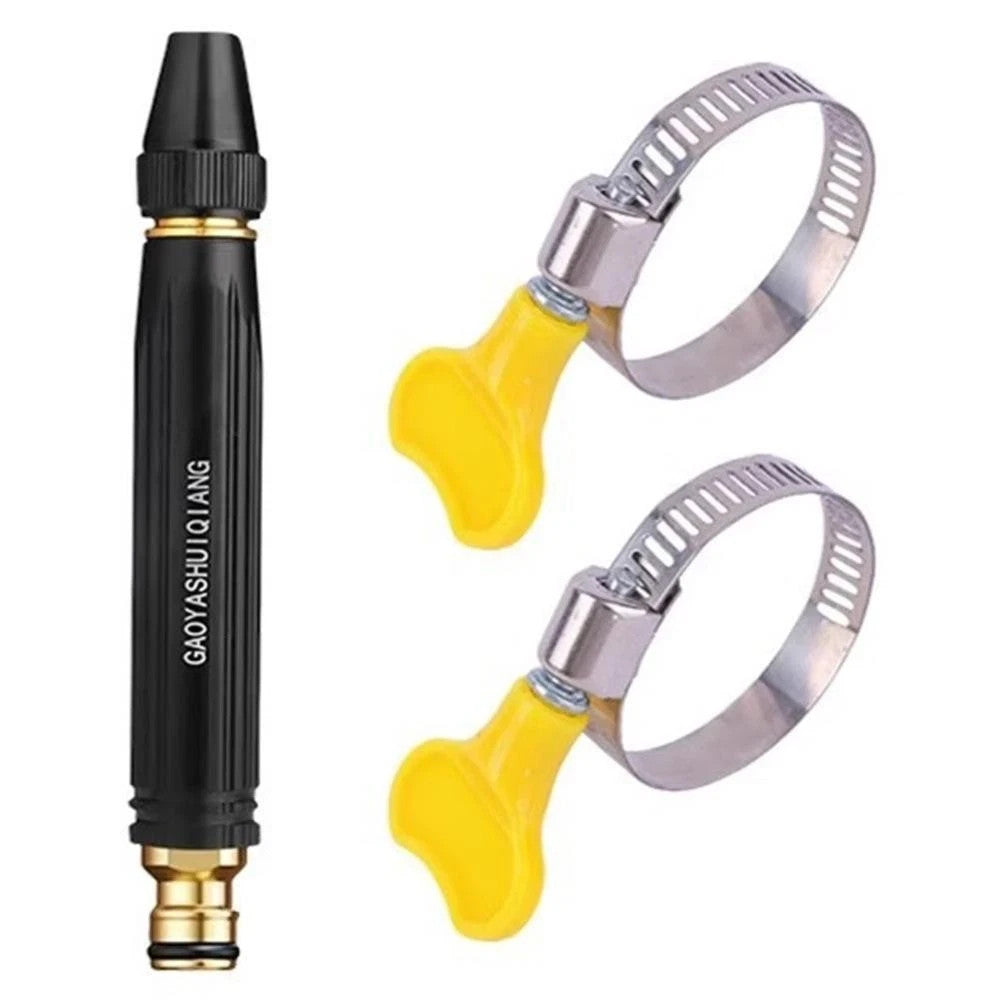 High Pressure Water Spray Gun Nozzle Garden Hose Pipe Lawn Car Wash Tool Plastic