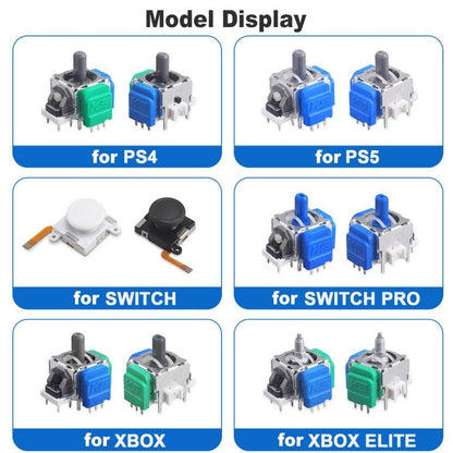 Anti-Drift TMR Electromagnetic Joystick Compatible with PS5/PS4/Xbox/Switch Pro