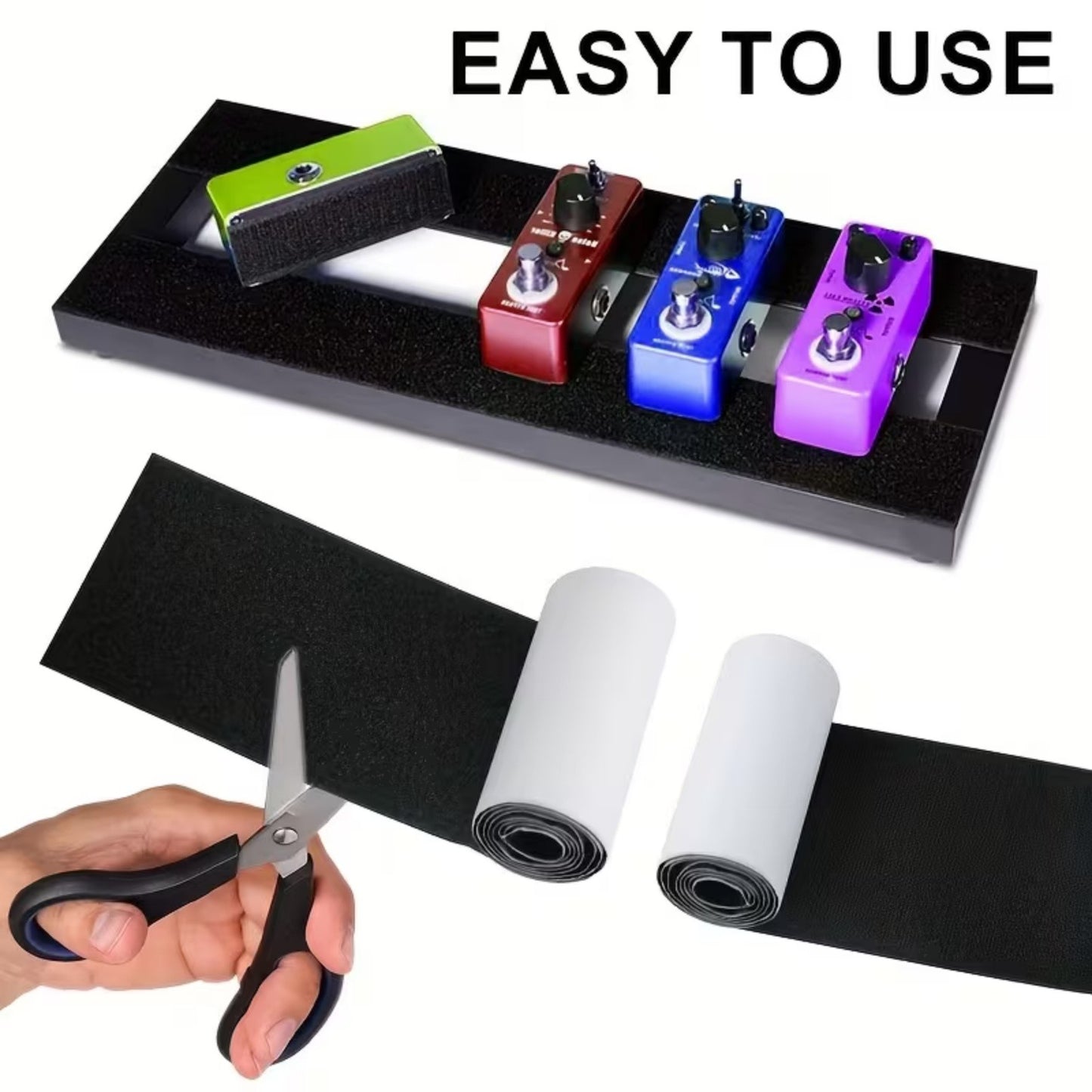 Black Heavy Duty Hook And Loop Tape Adhesive,Prevent Use Anti Non Slip AU