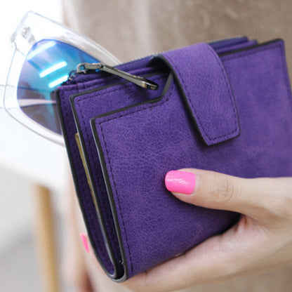 Wallet Short Small Coin Purse Ladies Folding PU Leather for Women Card Holder AU