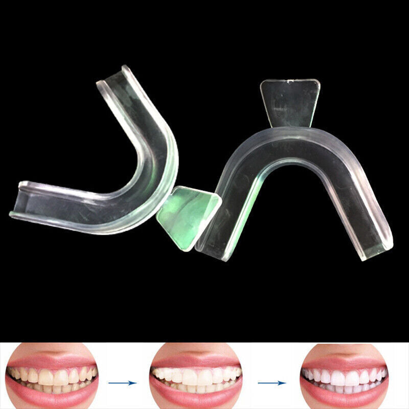 Teeth Whitening Mouth Tray Set Custom Fit Clear Thermo Mould Guards 4PCS Oral AU