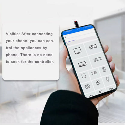 Remote Control Quickly Connect Infrared Blaster Phone Transmitter Onekey Adapter