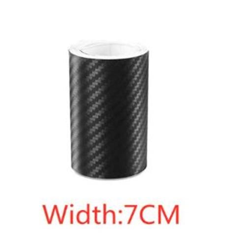 Black carbon fibre tape Stick On Adhesive Black Roll 7cm Wide x 3 meter Length