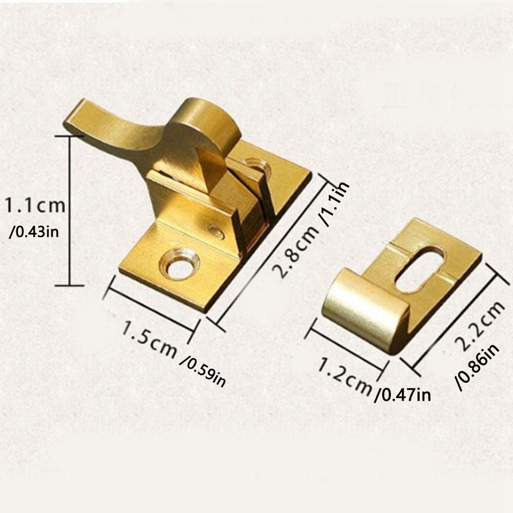Home Improvement Bird Latch Lock Brass Door Catch New Door Elbow Buckle  Window