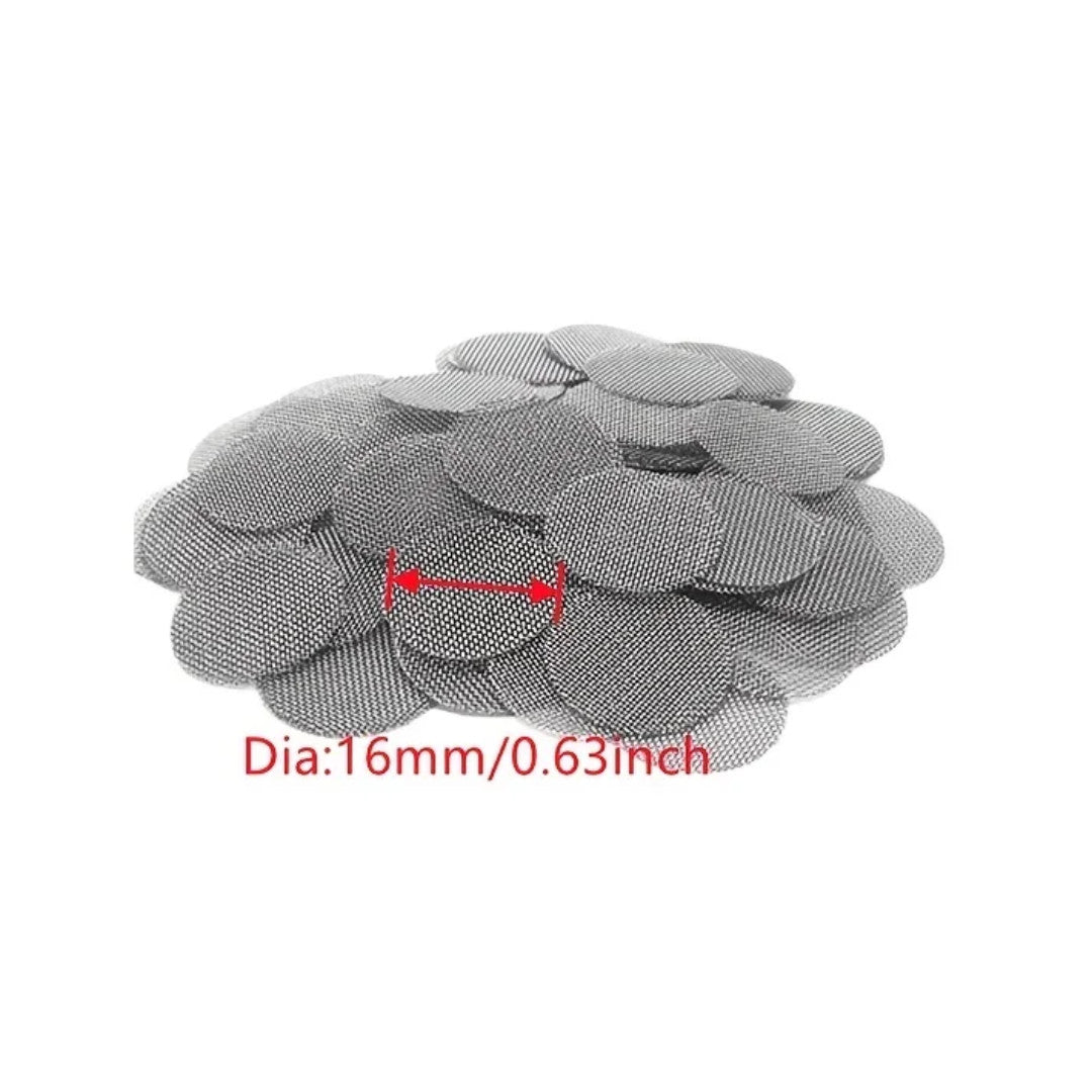 100Pcs Stainless Steel Screen Set 16-20mm Pipe Filters Mesh Net Mighty/Plus etc
