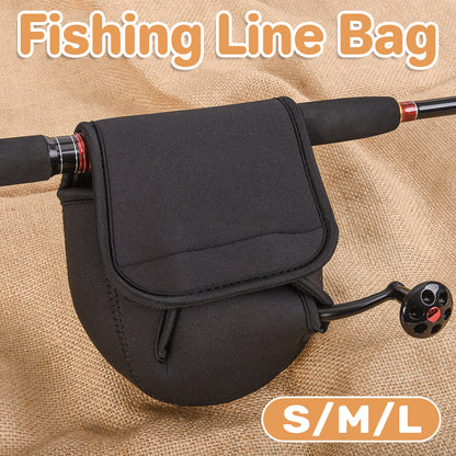 Fishing Reel Protective Cover Neoprene Wrap Case for Spinning Baitcasting Reels