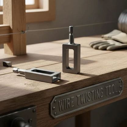 Drill Mounted Wire Twister for 9 Gauge and 11 Gauge Wire Bundling Tasks