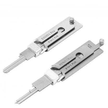 Hook And Pickup Tool Kit 2 In 1 Portable Lock Picking Set Ergonomic Handle