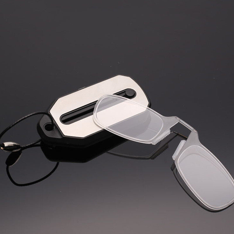 Thin Easy Carry Ultra Nose Clip Optics Presbyopic Ultralight Reading Glasses AU