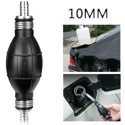 10mm Fuel Primer Bulb Hand Pumps Diesel Petrol Priming Non Return Valve Car Boat