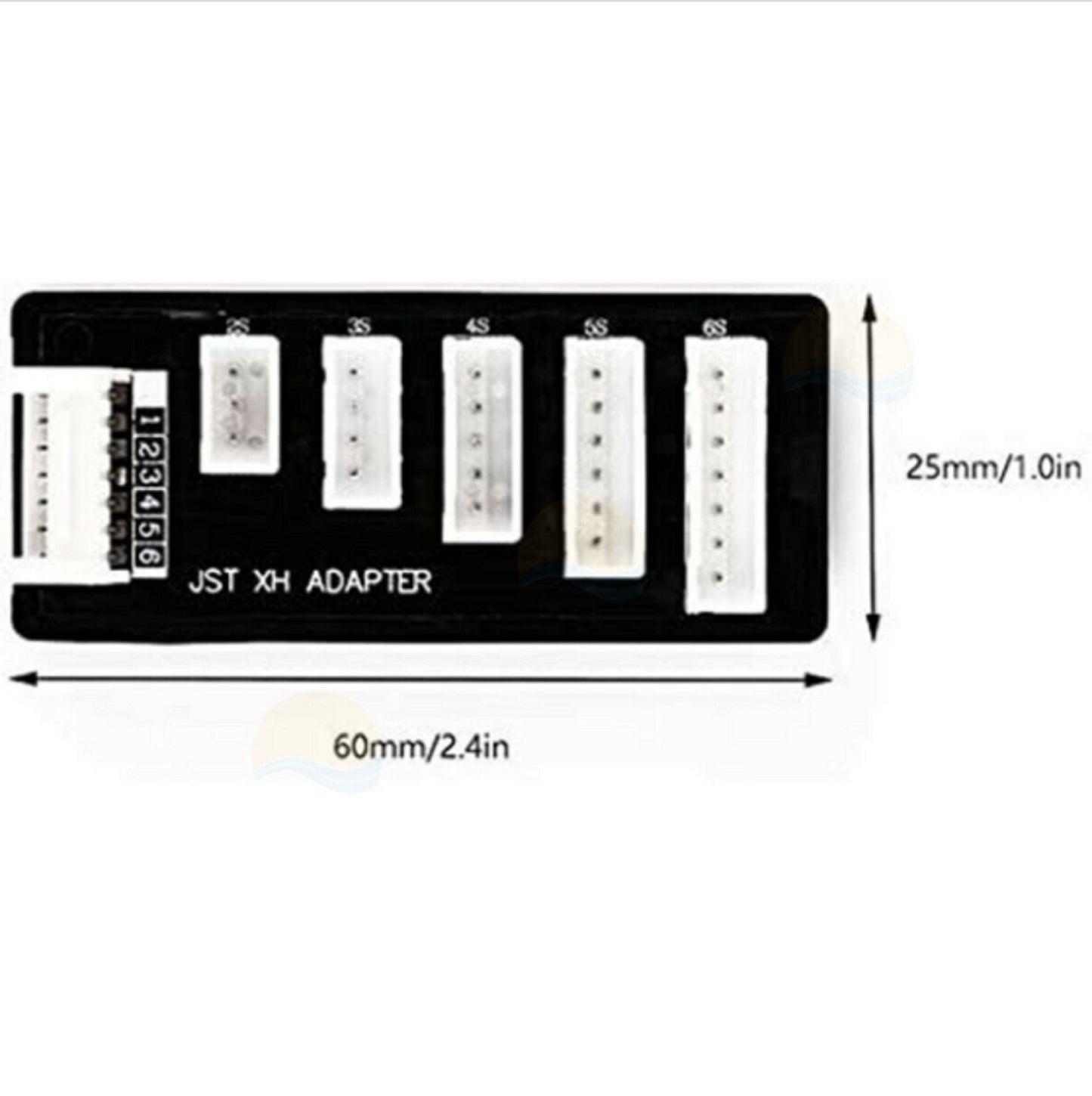 JST XH Board Balance Charger Expansion Adapter Board For 2S to 6S LiPo RC